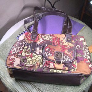 Traviso floral pattern purse